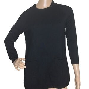 J. Crew Merino Wool black sweater XXS
